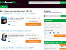 Tablet Screenshot of dailycouponoffer.com